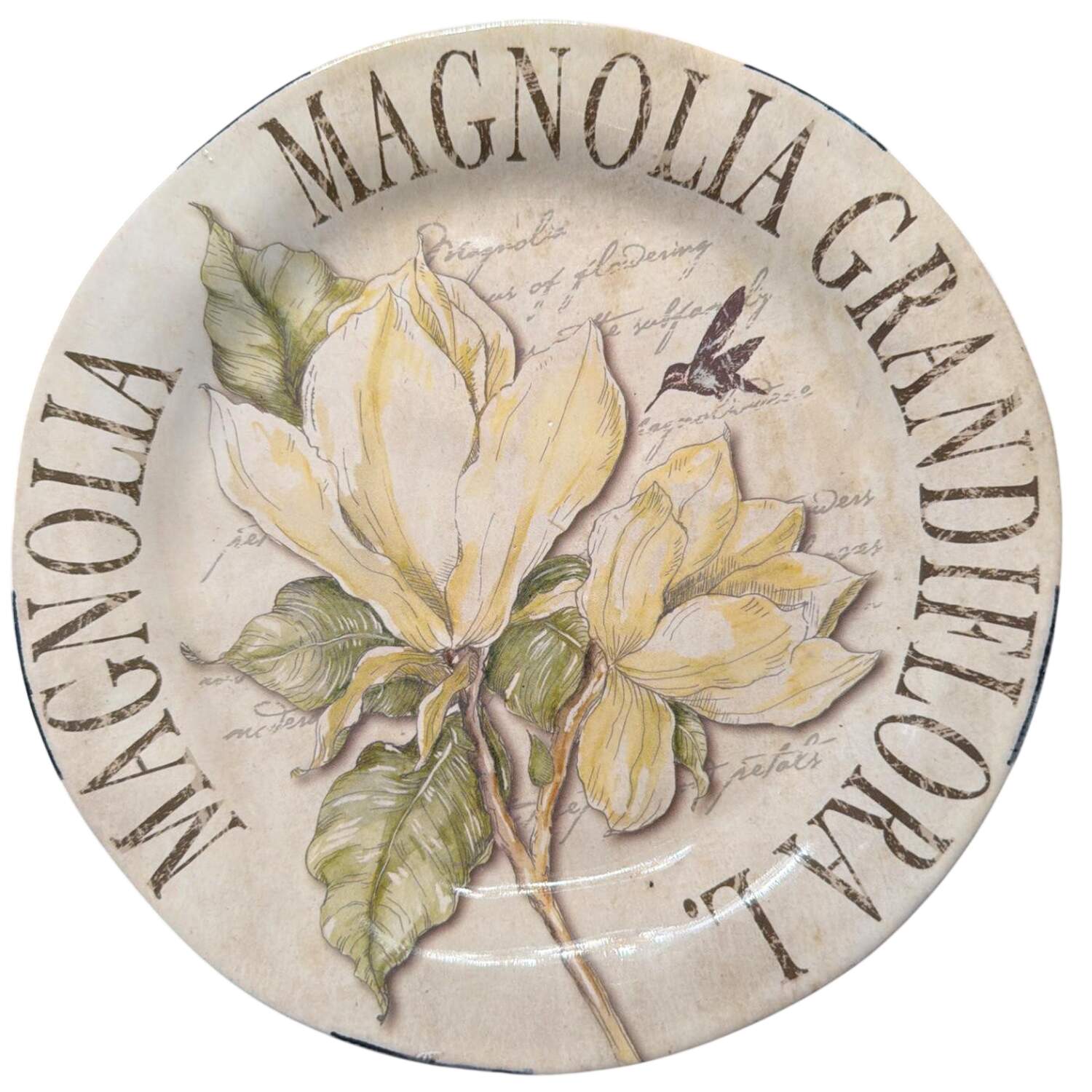 Floral Salad Plate by Pottery Barn China-1