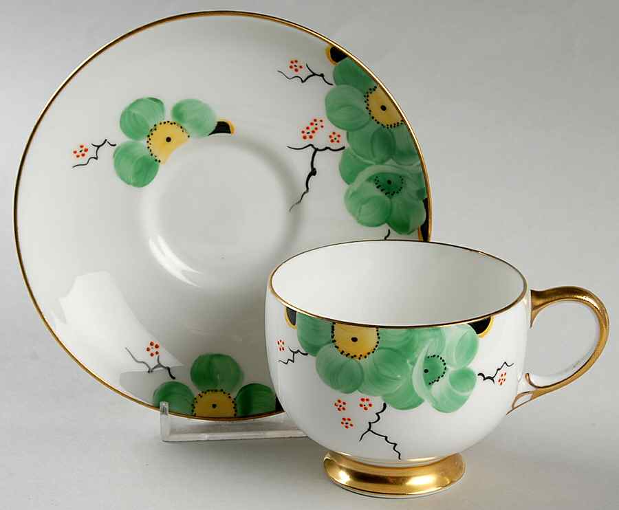 F1997 Footed Cup & Saucer Set by Paragon-1