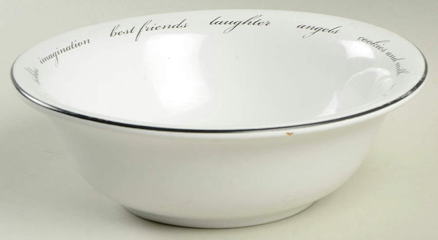 If Dishes Were Wishes Soup/Cereal Bowl by Primitives By Kathy-1