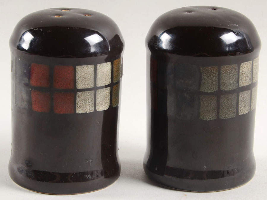 Calico Salt & Pepper Set by Pfaltzgraff-1