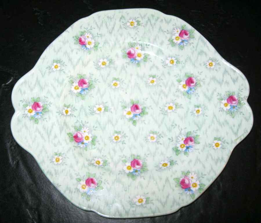 Rosetta Handled Cake Plate by Paragon-1