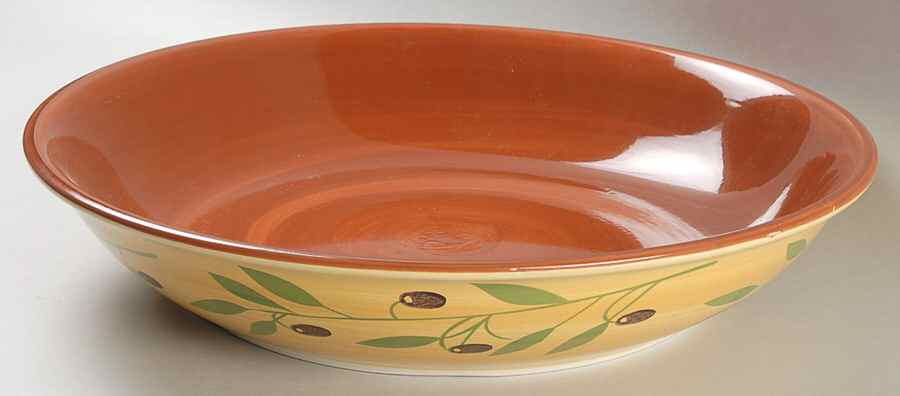 Olive Grove 13" Pasta Serving Bowl by Pfaltzgraff-1