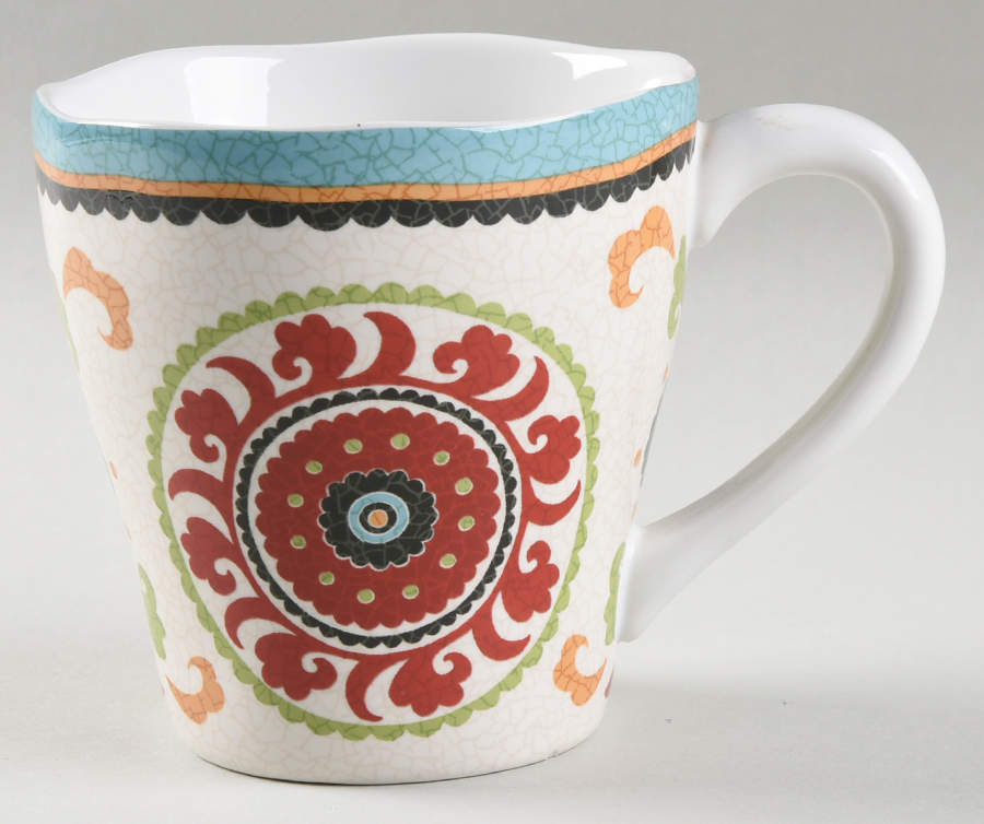 Suzani Medallion Mug by Pier 1-1