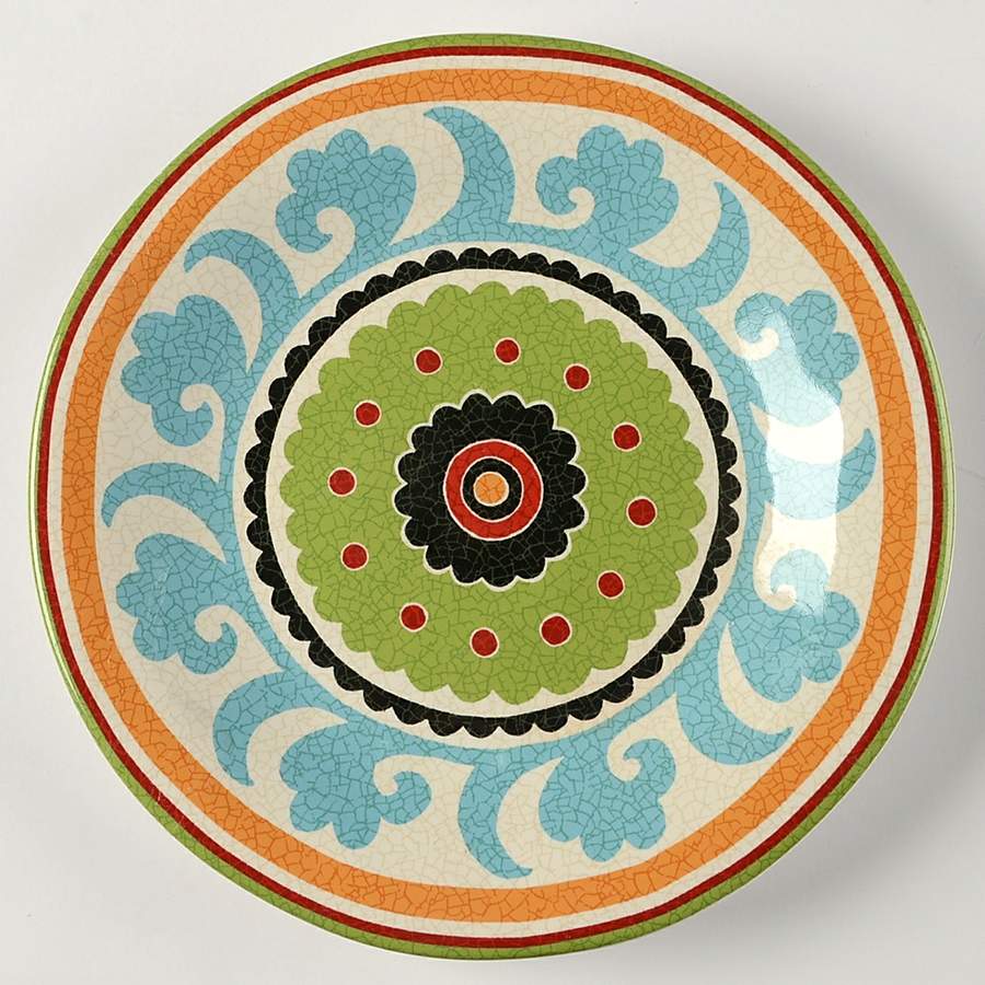 Suzani Medallion Salad Plate by Pier 1-1
