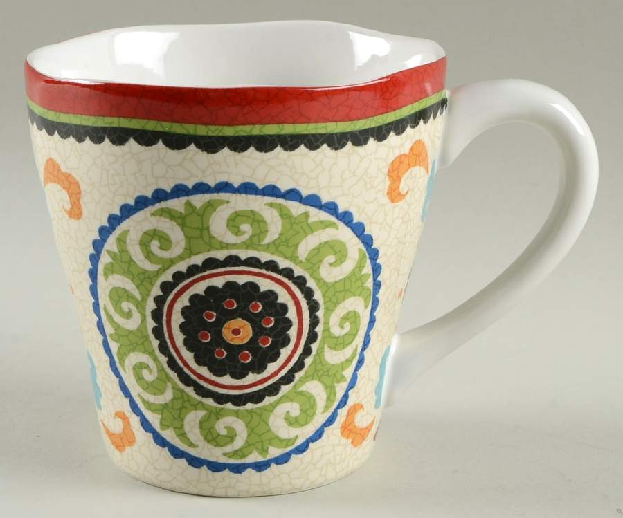 Suzani Medallion Mug by Pier 1-1