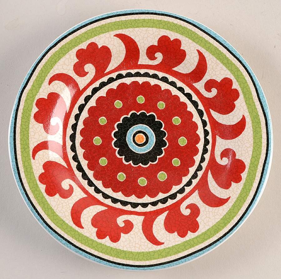 Suzani Medallion Appetizer Plate by Pier 1-1