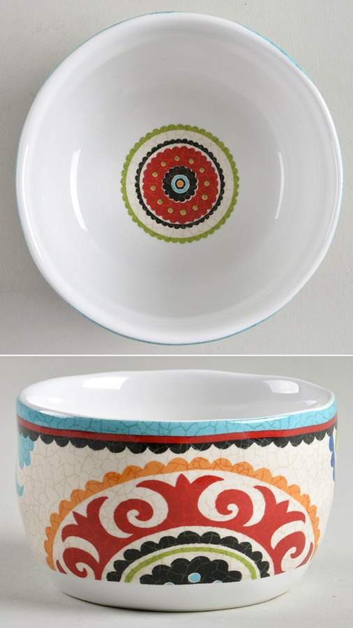 Suzani Medallion Individual Dip Dish by Pier 1-1