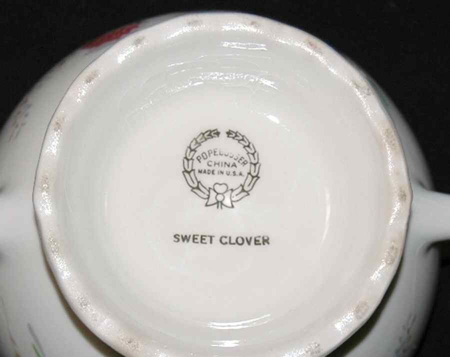 Sweet Clover Sugar Bowl No Lid by Pope Gosser-1