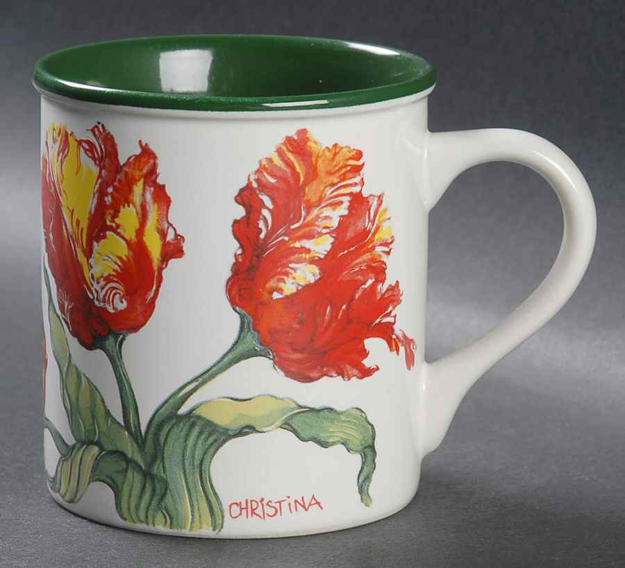 Fancy Tulips Mug by Potpourri Press-1