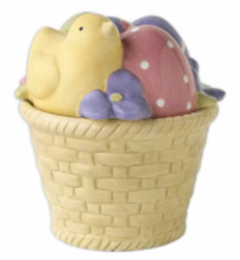 Easter 4" Candy Box & Lid by Pfaltzgraff-1