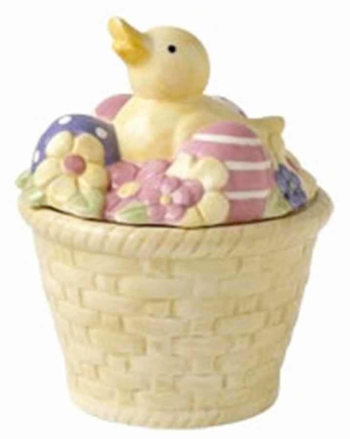 Easter 4" Candy Box & Lid by Pfaltzgraff-1