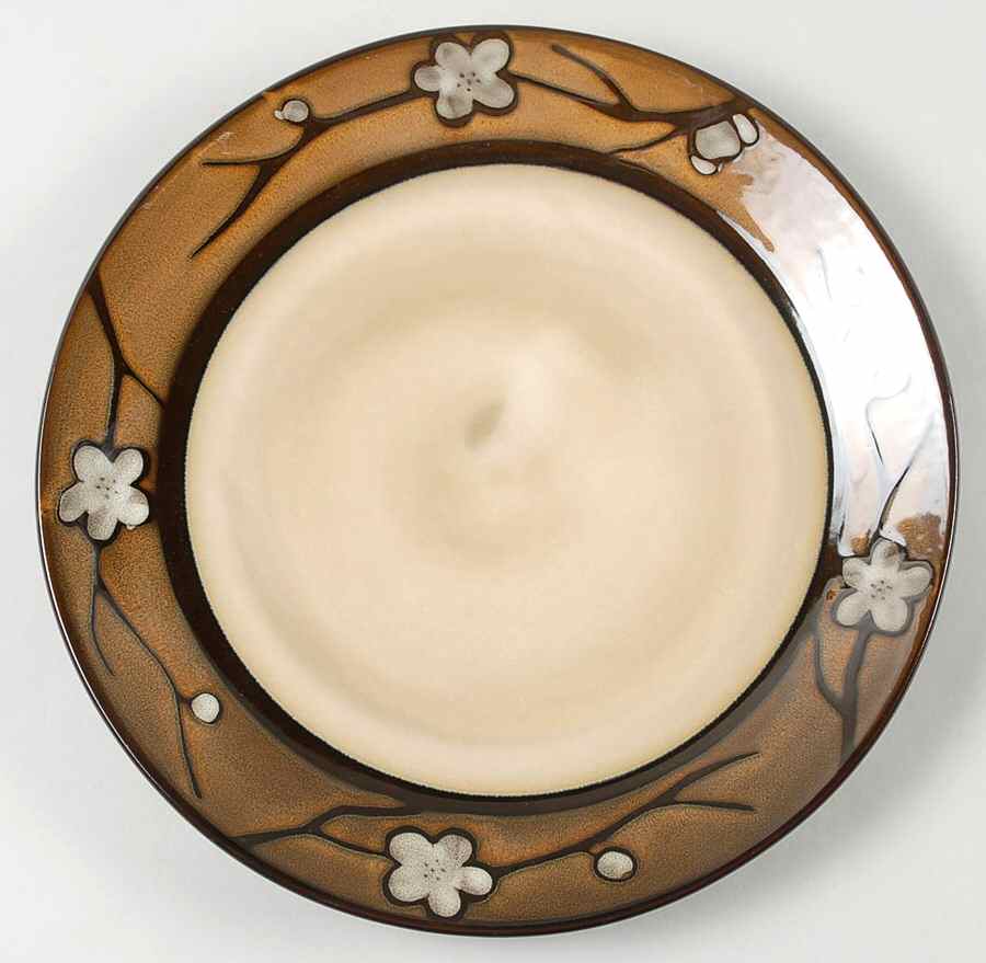 Flora Gold Dinner Plate by Pfaltzgraff-1