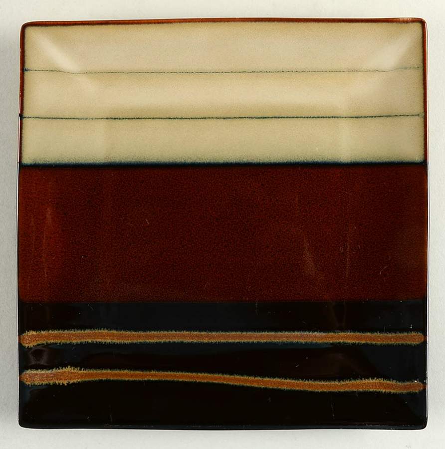 Mosaic Stripe Salad Plate by Pier 1-1