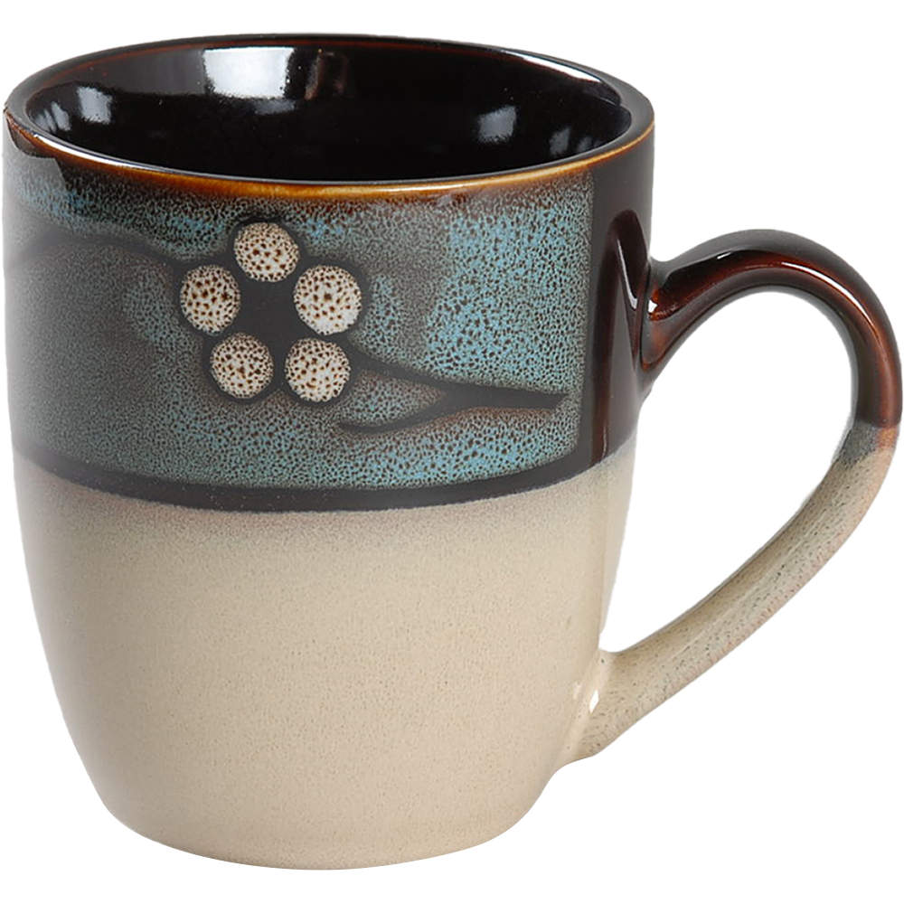 Flora Teal Mug by Pfaltzgraff-1