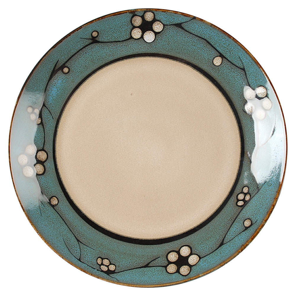 Flora Teal Salad Plate by Pfaltzgraff-1