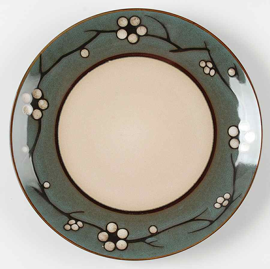 Flora Teal Dinner Plate by Pfaltzgraff-1