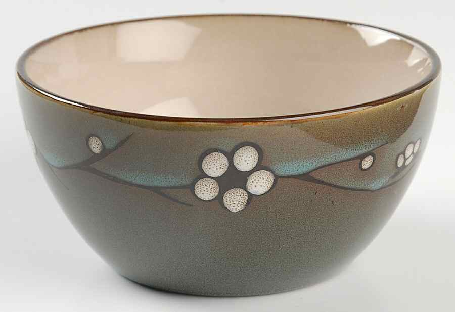 Flora Teal Soup/Cereal Bowl by Pfaltzgraff-1