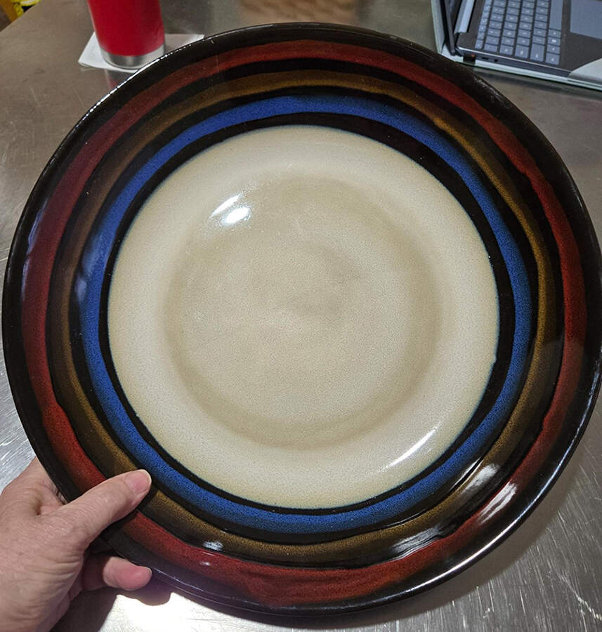 Galaxy Red 14" Pasta Serving Bowl by Pfaltzgraff-1