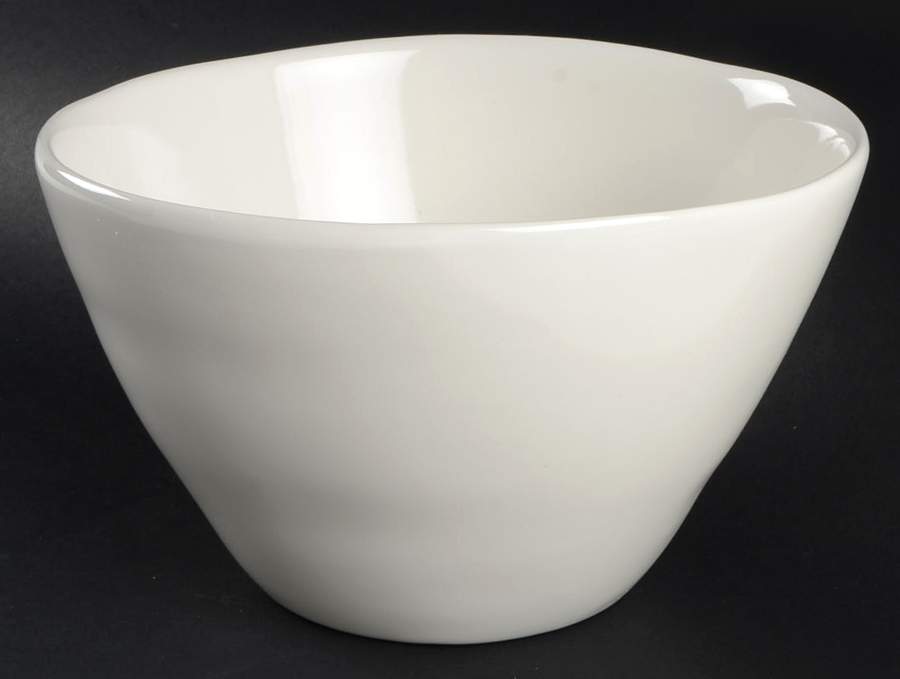 Au Naturale Cream 8" Round Vegetable Bowl by Pottery Barn China-1