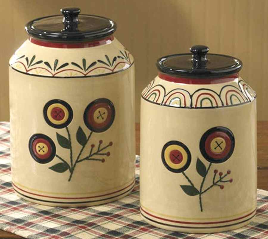 Penny Lane Large Canister & Lid by Park Designs-1
