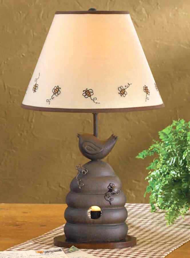 Birds & Bees Electric Lamp & Shade by Park Designs-1
