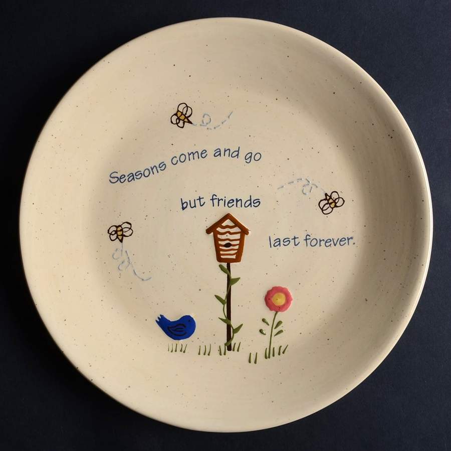Birds & Bees Salad Plate by Park Designs-1