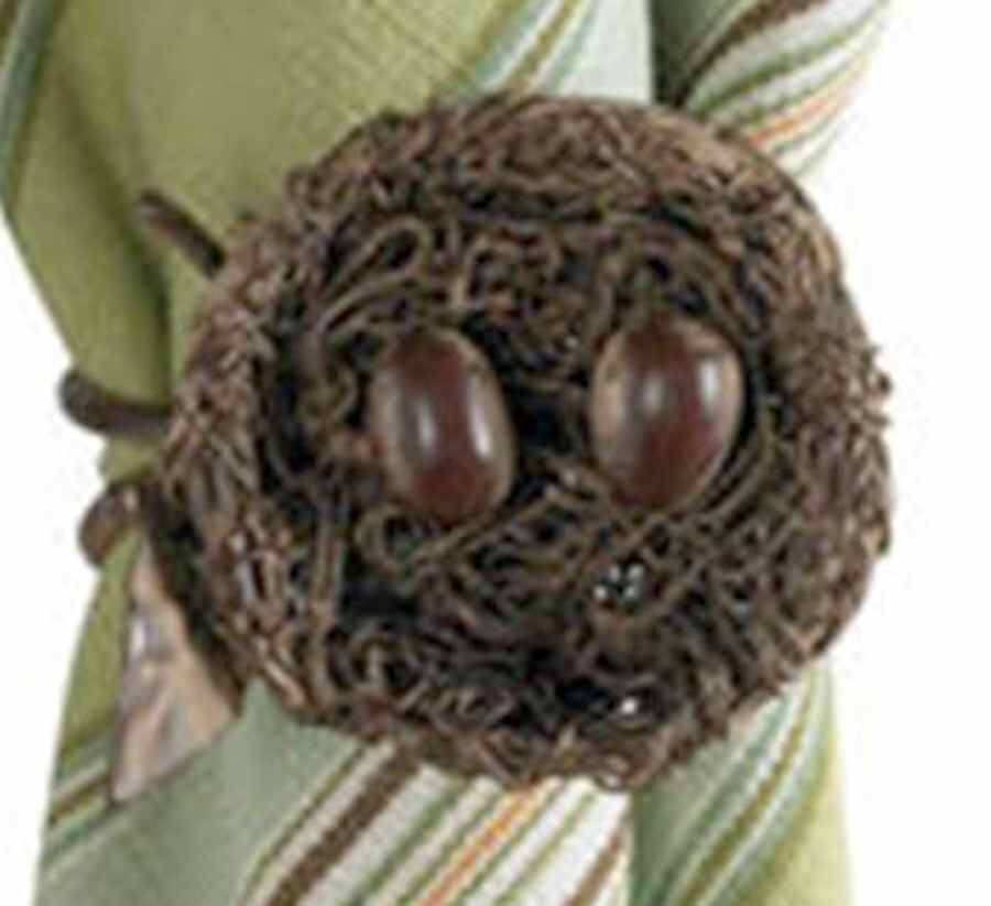 Backyard Birds Metal Napkin Ring by Park Designs-1
