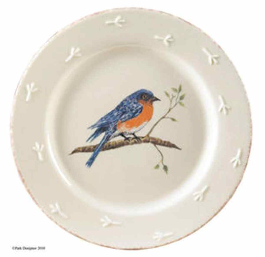 Backyard Birds Salad Plate by Park Designs-1