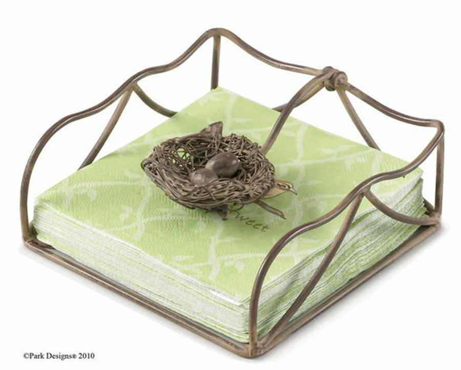 Backyard Birds Metal Napkin Holder by Park Designs-1
