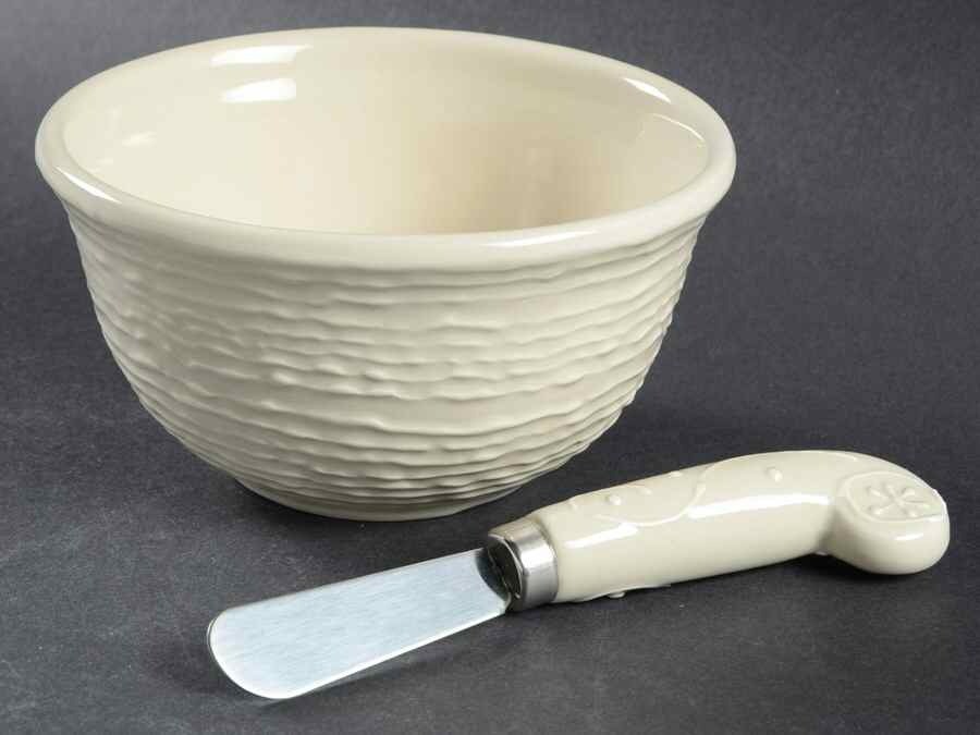 Snow Swirl Dip Bowl & Spreader Set by Park Designs-1