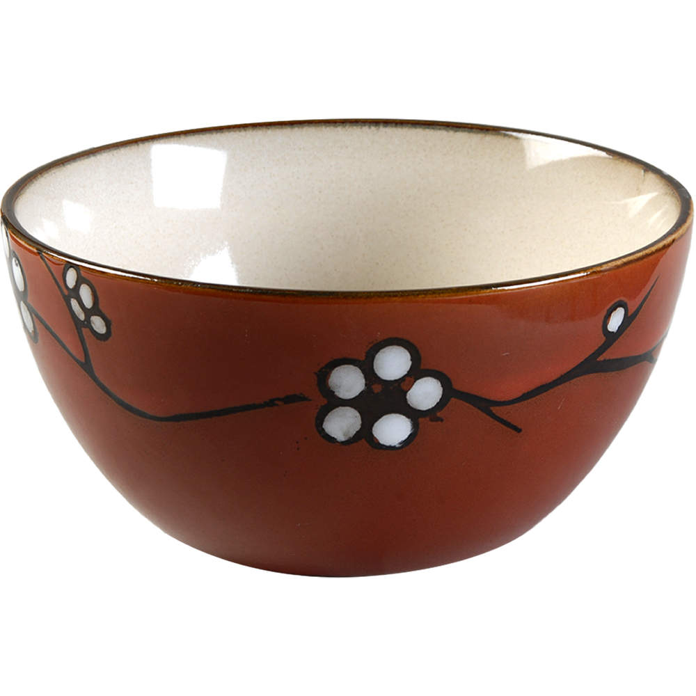 Flora Red Soup/Cereal Bowl by Pfaltzgraff-1