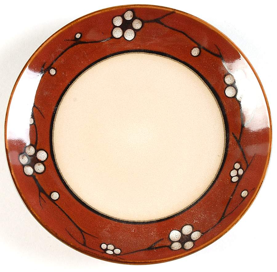 Flora Red Salad Plate by Pfaltzgraff-1