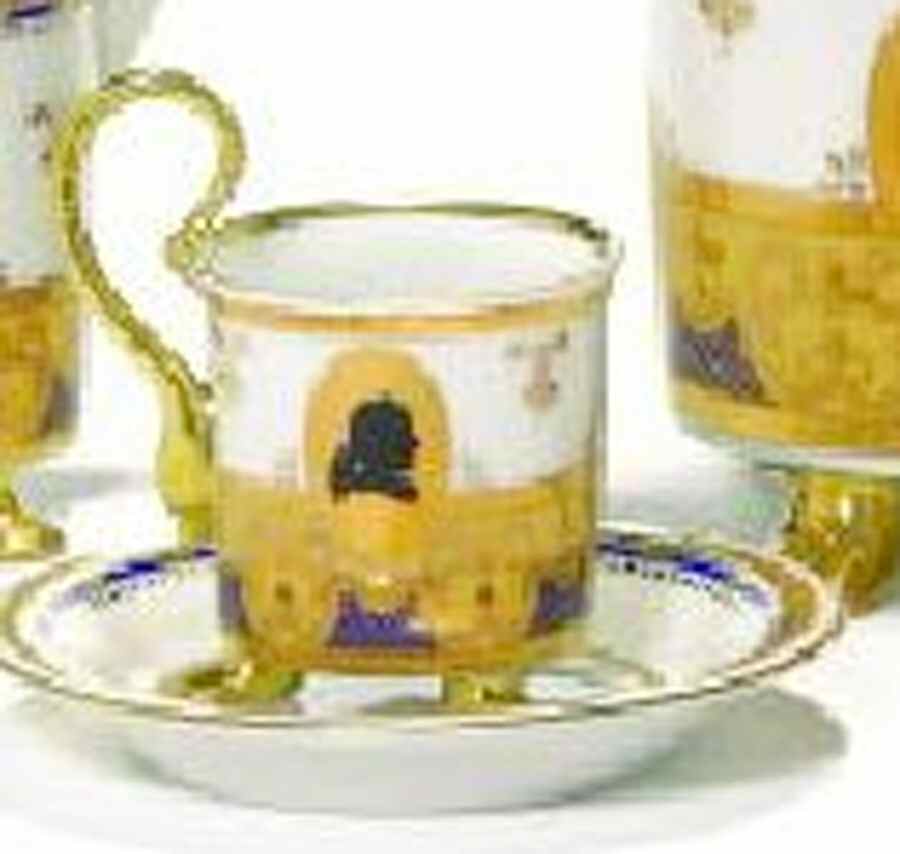 PIR184 Espresso Cup and Saucer Set by Pirkenhammer-1
