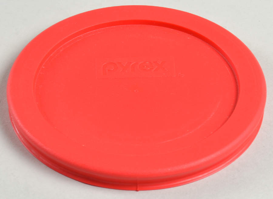 Storage Containers Red Plastic Lid #7200-PC by Pyrex-1