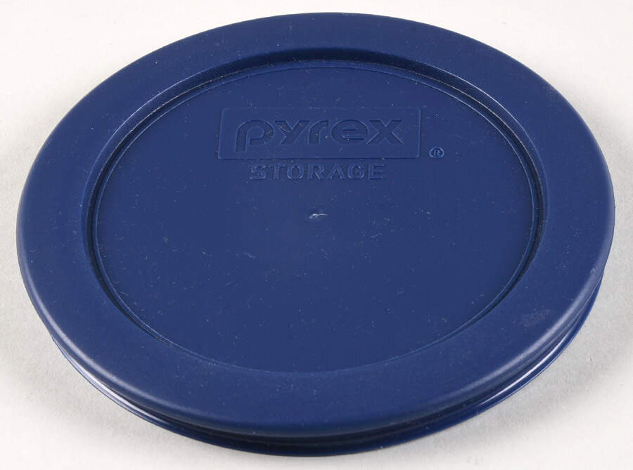 Storage Containers Dark Blue Plastic Lid #7200-Pc by Pyrex-1
