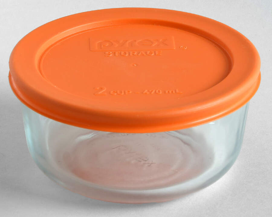 Storage Containers 4" Round Food Storage Container & Lid by Pyrex-1