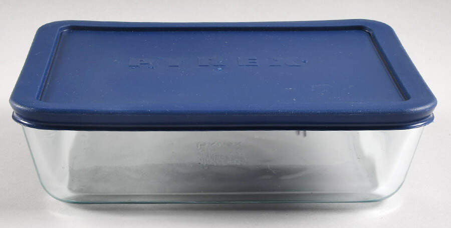 Storage Containers 8" Rectangular Food Storage Container & Lid by Pyrex-1
