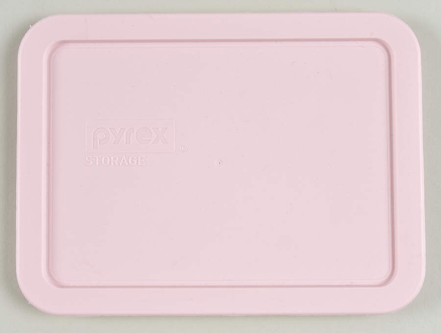 Storage Containers Pink Plastic Lid #7210-Pc by Pyrex-1