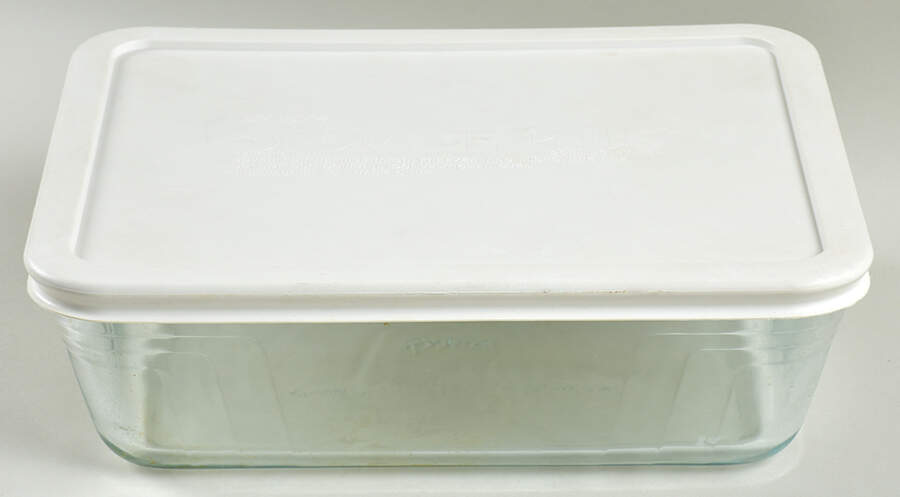 Storage Containers 9" Rectangular Food Storage Container & Lid by Pyrex-1