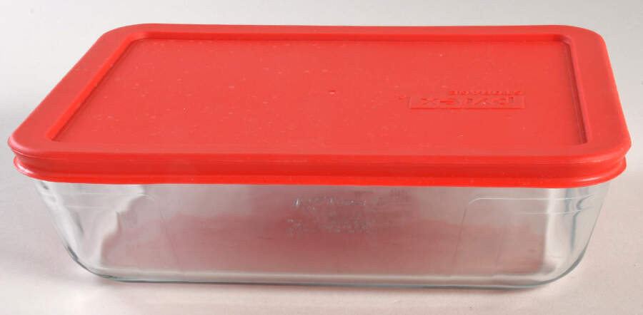Storage Containers 8" Rectangular Food Storage Container & Lid by Pyrex-1