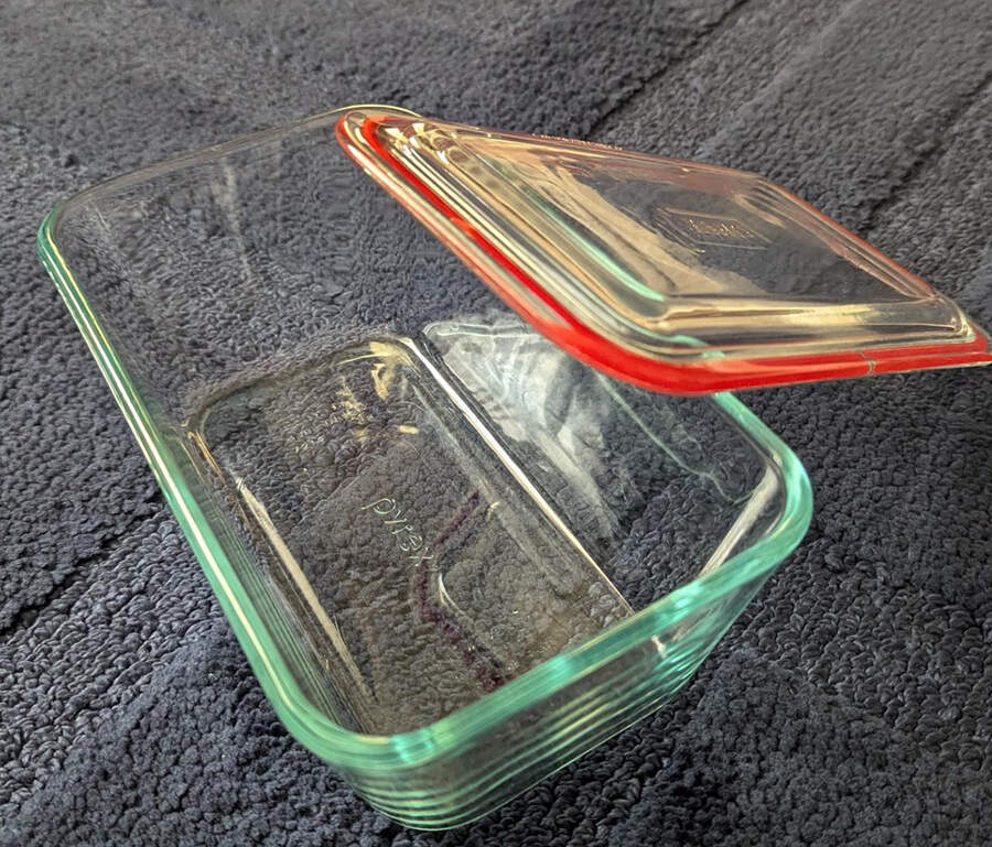 Storage Containers 7" Rectangular Food Storage Container & Lid by Pyrex-1