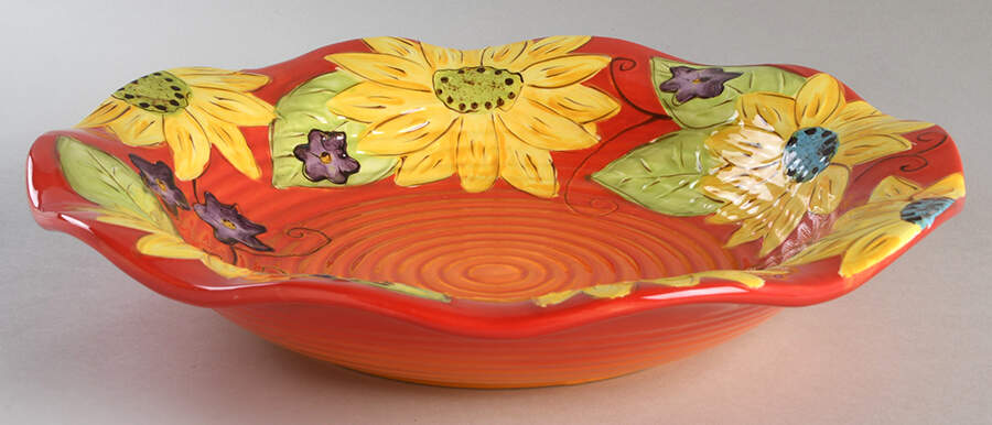 Pasilla 13" Round Serving Bowl by Pier 1-1