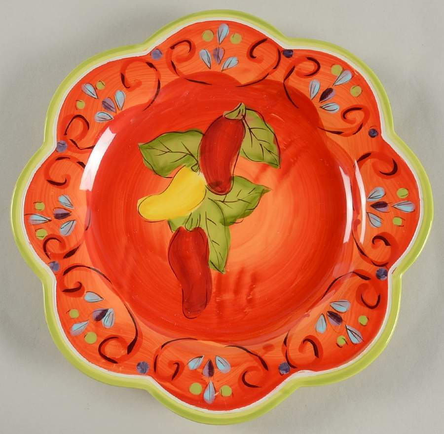 Pasilla Salad Plate by Pier 1-1