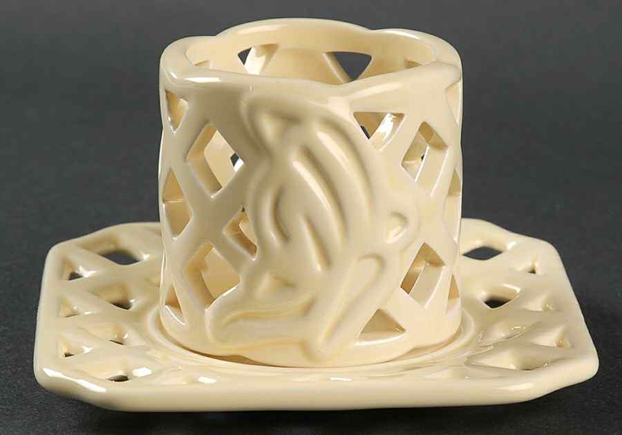 Butterfly Trellis 2 Piece Tea Light Candleholder by Princess House-1