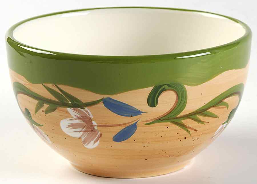 Tuscany Floral Dip Bowl (for Dip and Spreader) by Pfaltzgraff-1