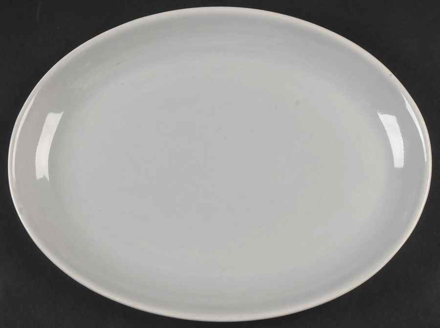 PCP281 11" Oval Serving Platter by Paden City-1