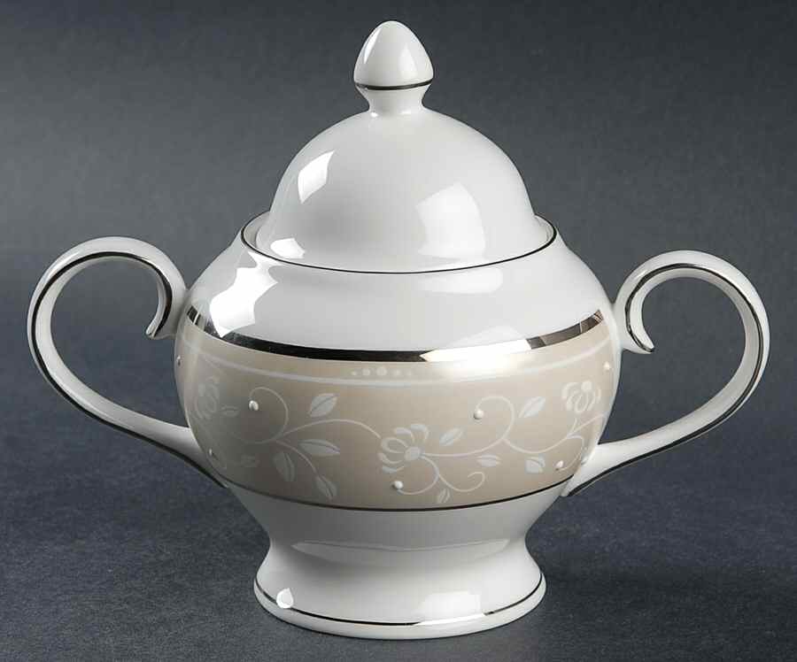 Sweet Elegance Sugar Bowl & Lid by Princess House-1