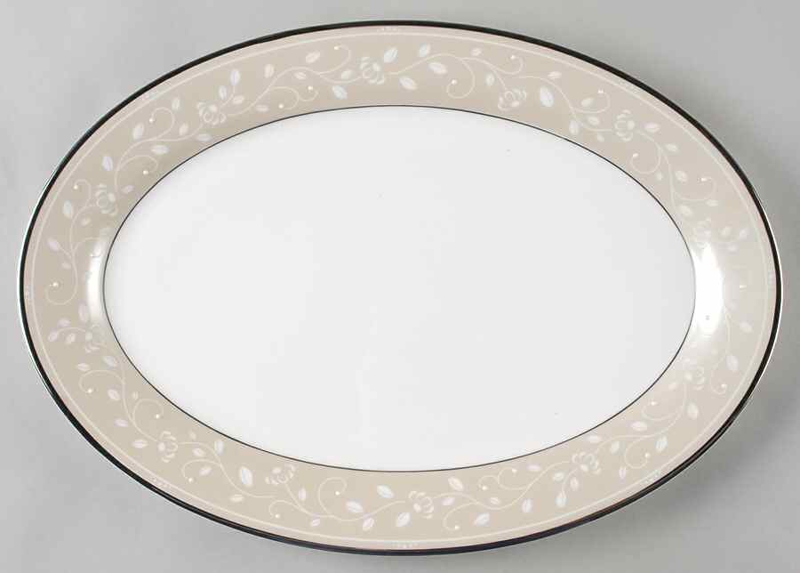 Sweet Elegance 16" Oval Serving Platter by Princess House-1