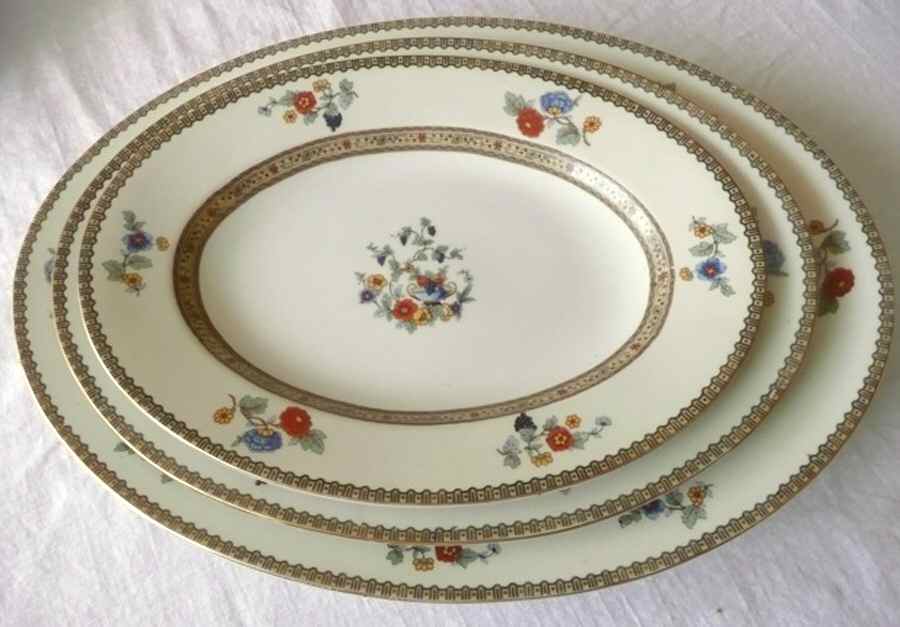 1952 16" Oval Serving Platter by Phoenix (Czech)-1