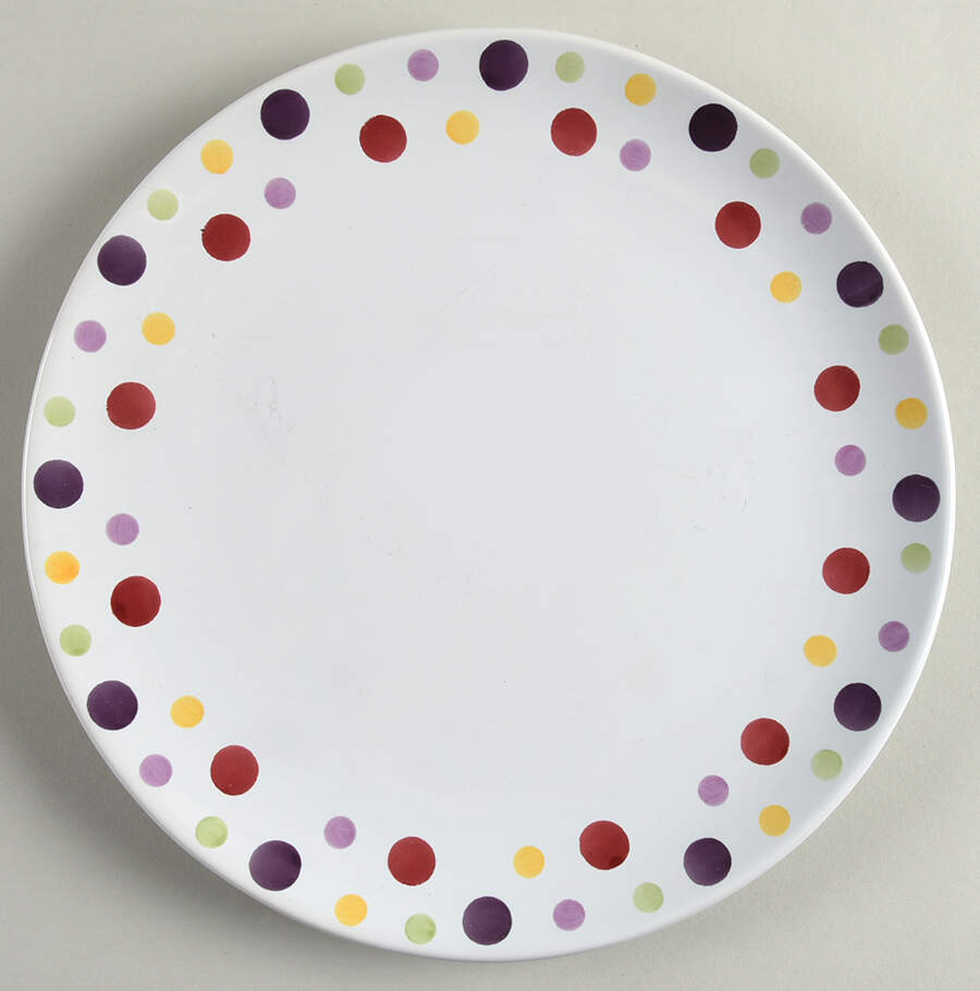 Dots Dinner Plate by Pampered Chef-1